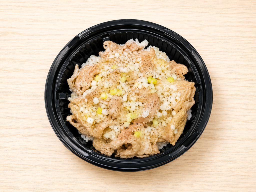 ねぎ塩豚丼