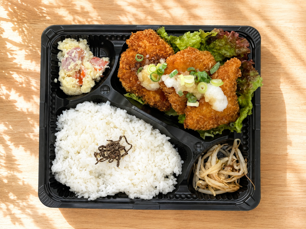 おろしチキンカツ弁当